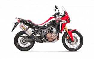 Akrapovic Slip-on Line Titanium met E-keur Honda CRF 1000 Africa Twin 2016 > 2017